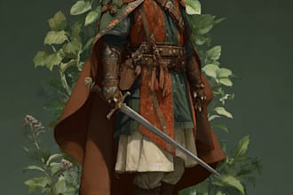 draw dnd character illustrations