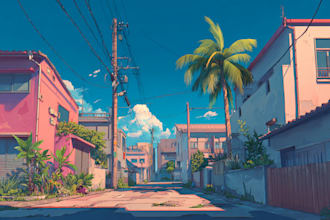 do anime bg, visual novel bg, 2d background for game