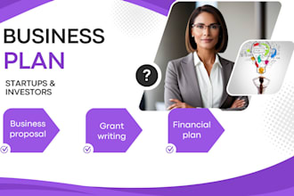 develop winning business plans and grants proposals