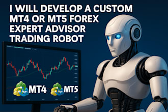 build custom mt4 or mt5 forex expert advisor trading robot