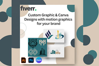 do premium motion graphics, logo graphics, flyers, vector art design and posters