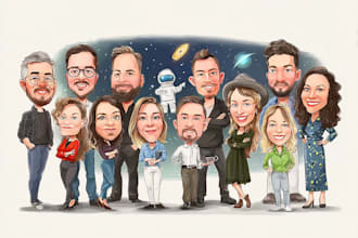 create bighead cartoon caricature from your photo