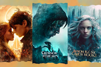 design fantasy, sci fi, horror, and mystery book covers