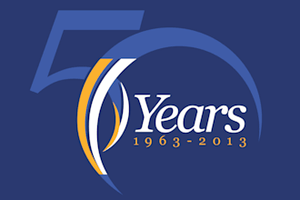 do unique healthcare brand identity anniversary logo