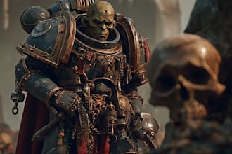 draw your favorite warhammer 40k character, miniature