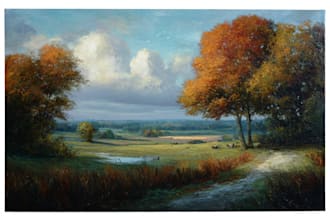 paint a real oil painting on canvas with free shipping