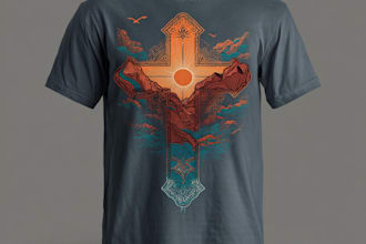 create custom christian t shirt design