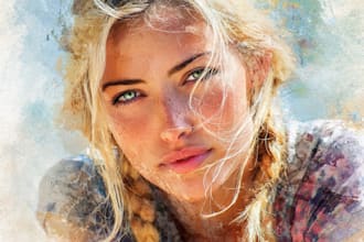 give a watercolor effect to your photos in photoshop