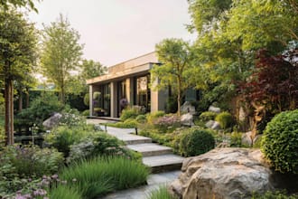 design garden, pool, patio, yard, terrace,