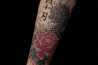 japanese or oriental tattoo design