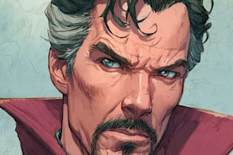 create an awesome comic books based on your script