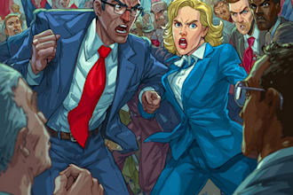 illustrate your political or satire cartoon