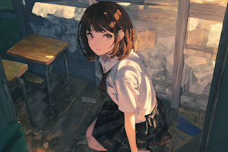 create an original anime character for you
