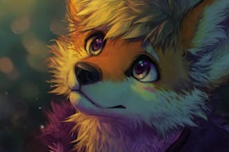 draw furry or scalie art of your character