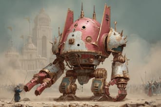 paint a warhammer illustration