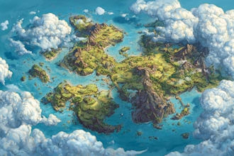 design fantasy map illustration fantasy city map