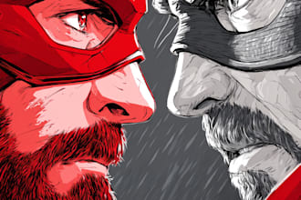 design characters and comic books
