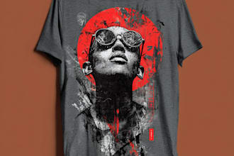 do traditional tattoo or vintage t shirt design