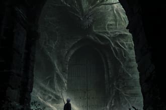 fantasy or dark creepy horror art illustration