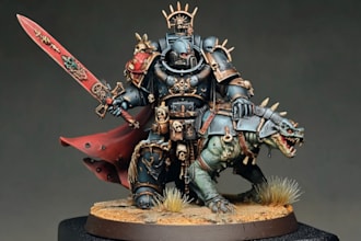 draw warhammer 40k figures with old school