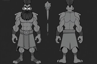 draw your character design turnaround sheet
