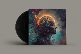 design your custom album cover art or music artwork