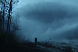 do sci fi horror and fantasy scene concept art illustrations