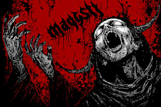 draw dark art and monsters