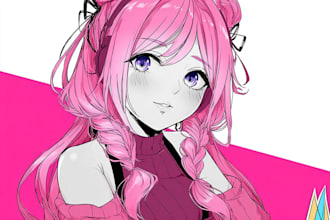 draw anything you want in anime or manhwa style
