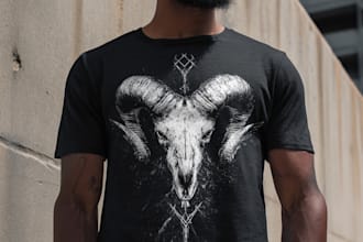 design custom t shirt graphics and t shirt illustrations