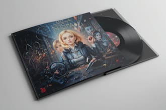 design unique album cover art, digipack, all for your music
