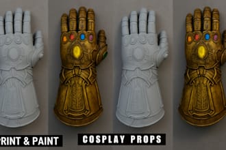 do print and paint cosplay props 3d miniature 3d warhammer 3d helmet 3d armour