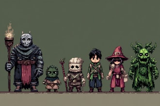make pixel art icons, items and assets for your indie game