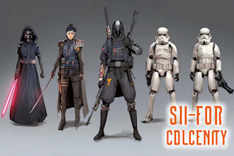 design your sci fi and star wars character