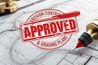 prepare site and grading plans, drainage plans, and stormwater