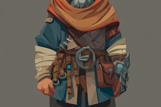 design unique 2d game characters for your video game