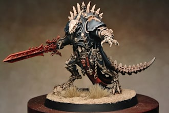warhammer 40k table top miniature painter