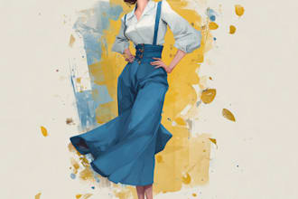 drawing your photo into disney cartoon style portrait