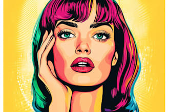 transform your image into modern pop art style