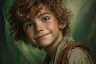 draw you a beautiful portrait disney cartoon style