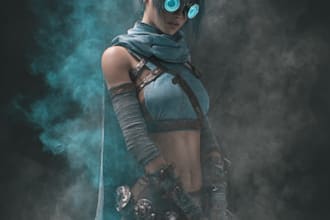 create your fantasy science fiction superhero character