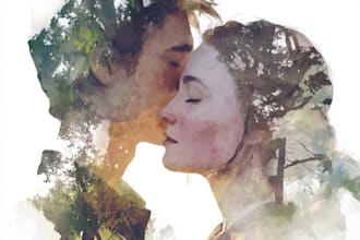 make creative watercolor illustration art