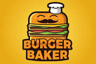 design a burger catering food restaurant logo