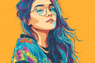 create an vector portrait for you
