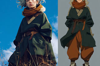 create custom anime or manga character designs