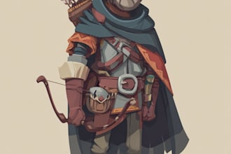 draw 2d game character or 2d game character