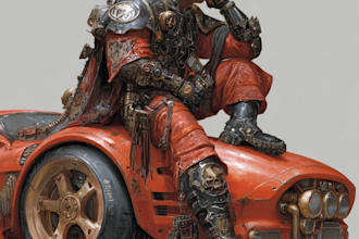 create warhammer 40k art