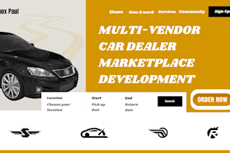 develop a complete multivendor car marketplace for selling vehicles online