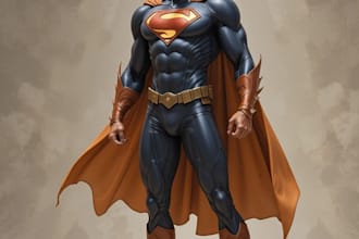 make a superhero character