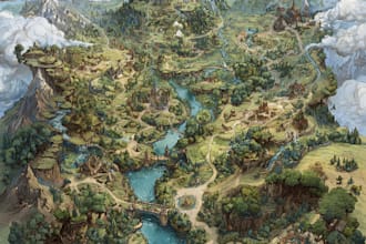 make fantasy world map design custom dnd game map